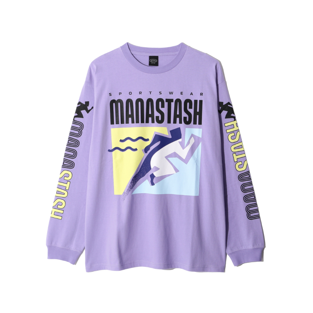CTN L/S TEE T&F (Lavender)