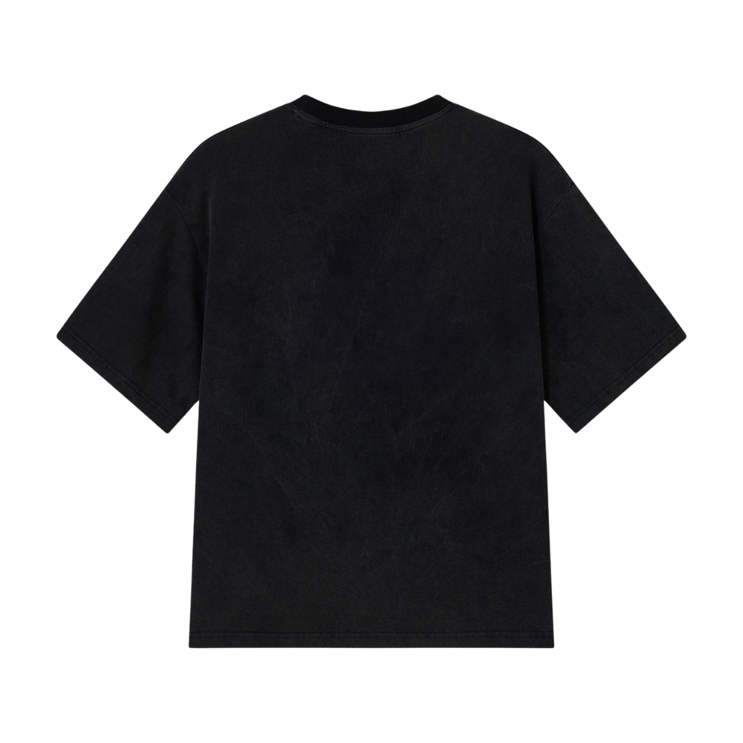 COLLEGE '93 T-SHIRT WASHED BLACK