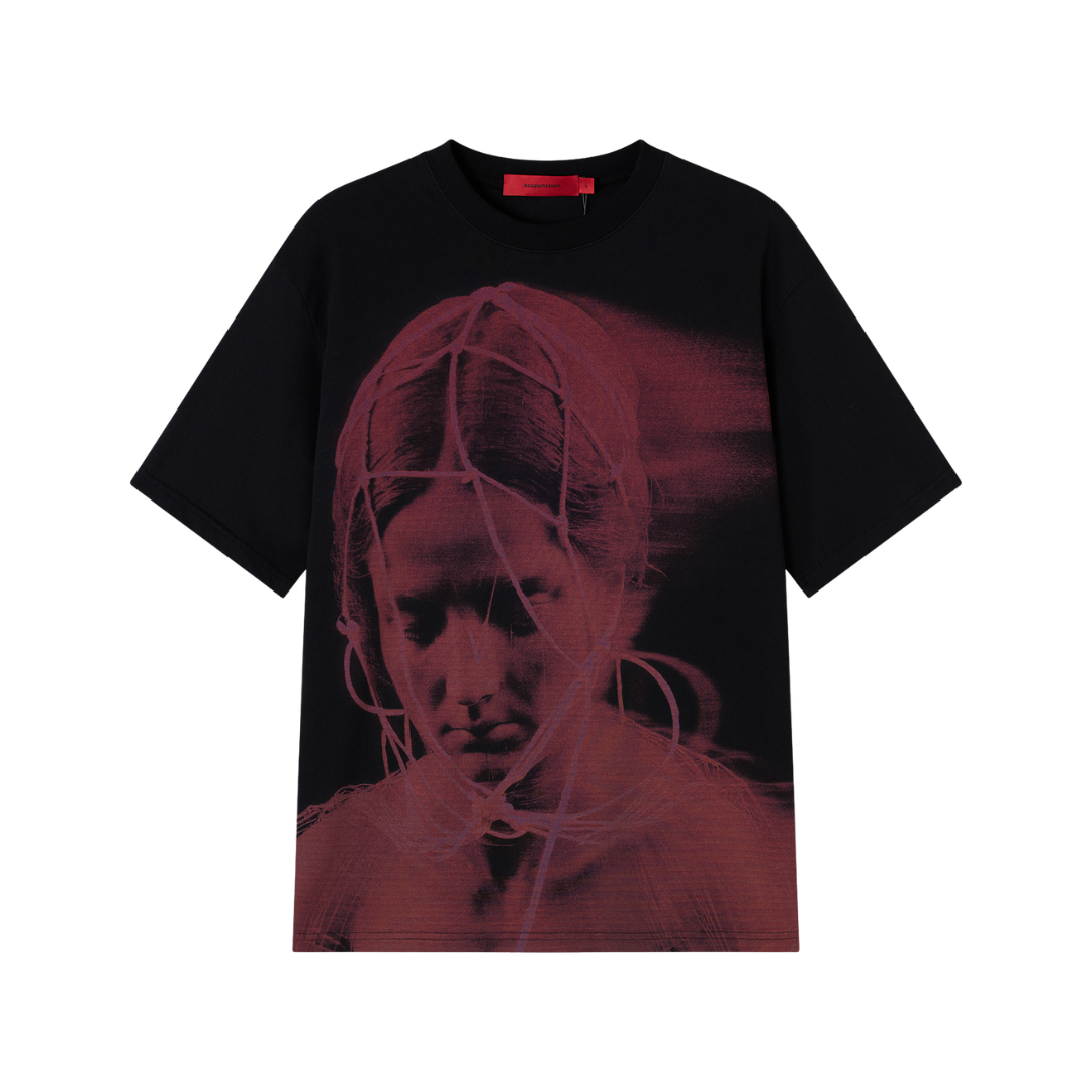 TRAPPED T-SHIRT BLACK