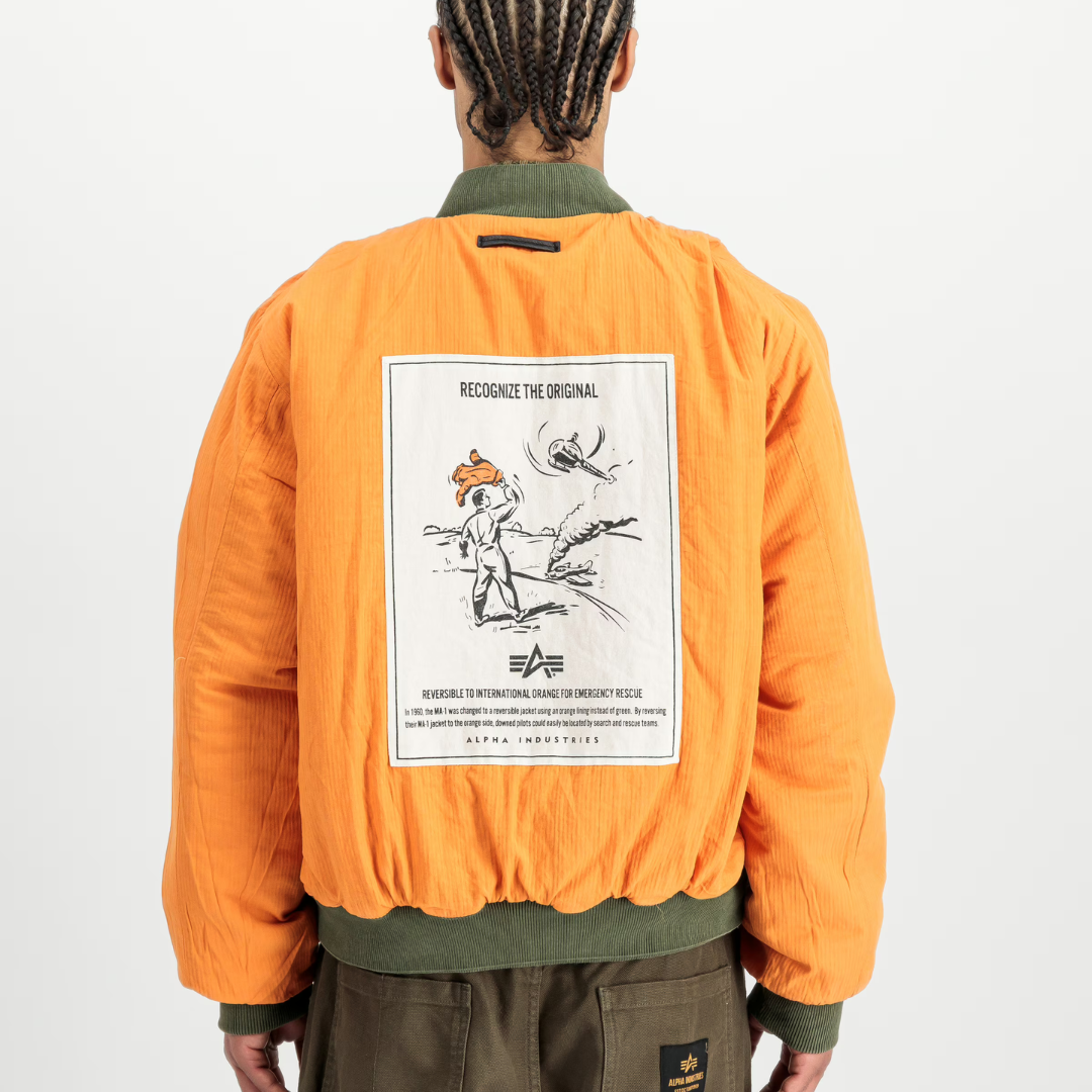 MA-1 Quilted Camouflage Bomber Jacket