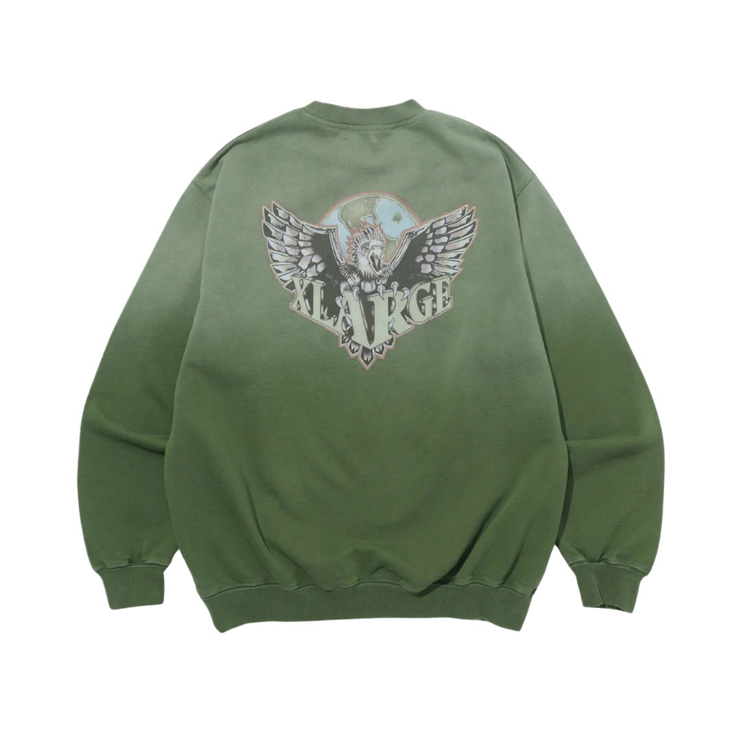EAGLE WINGS TO THE WORLD CREWNECK SWEATSHIRT