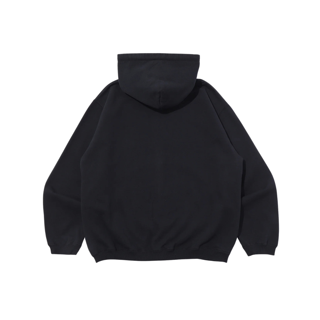 LABEL ZIP HOODED SWEATSHIRT