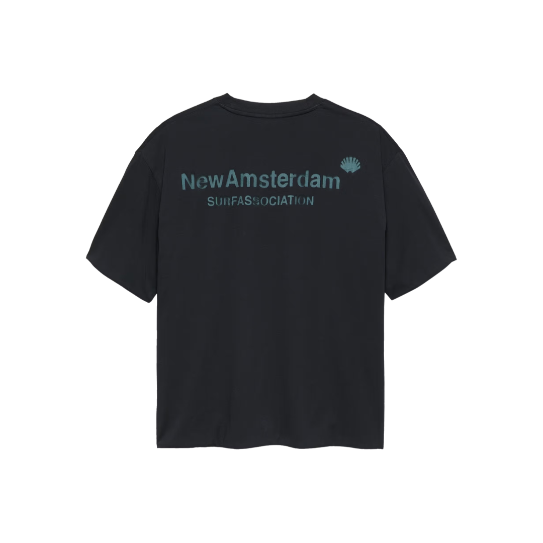 DOUBLE LAYERED LOGO TEE BLACK