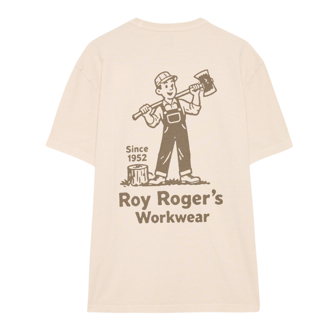 T-Shirt ROY ROGER'S WORKWEAR Heavy jersey 1952 Washed