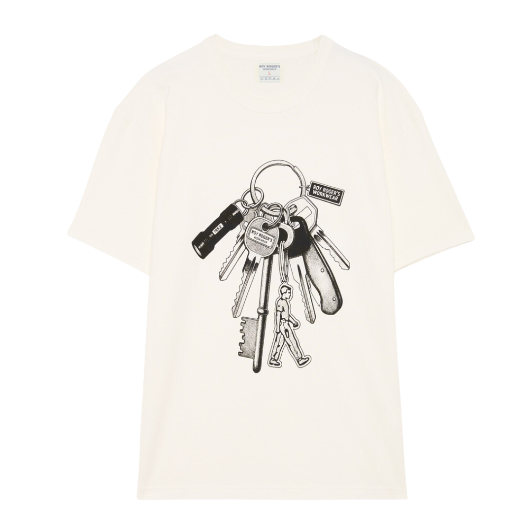 T-Shirt ROY ROGER'S WORKWEAR Heavy jersey Keys Washed