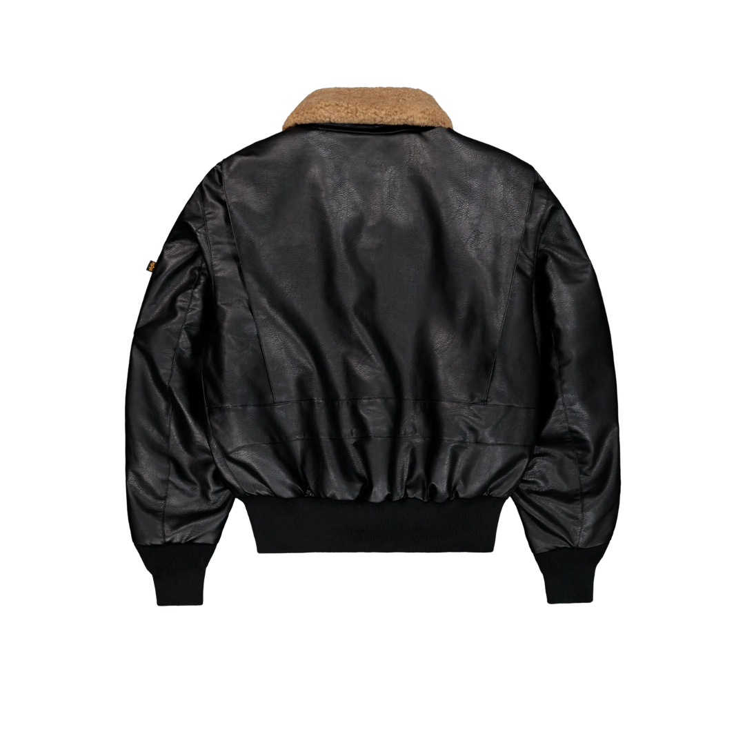 G-1 Devils Brigade Faux Leather Loose Bomber Jacket