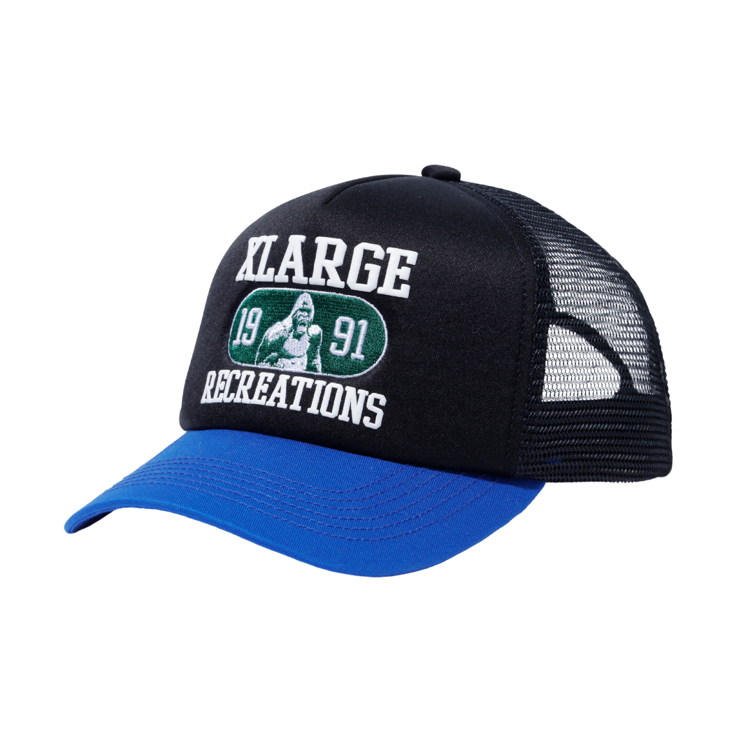RECREATIONS MESH CAP (BLACK/BLUE)