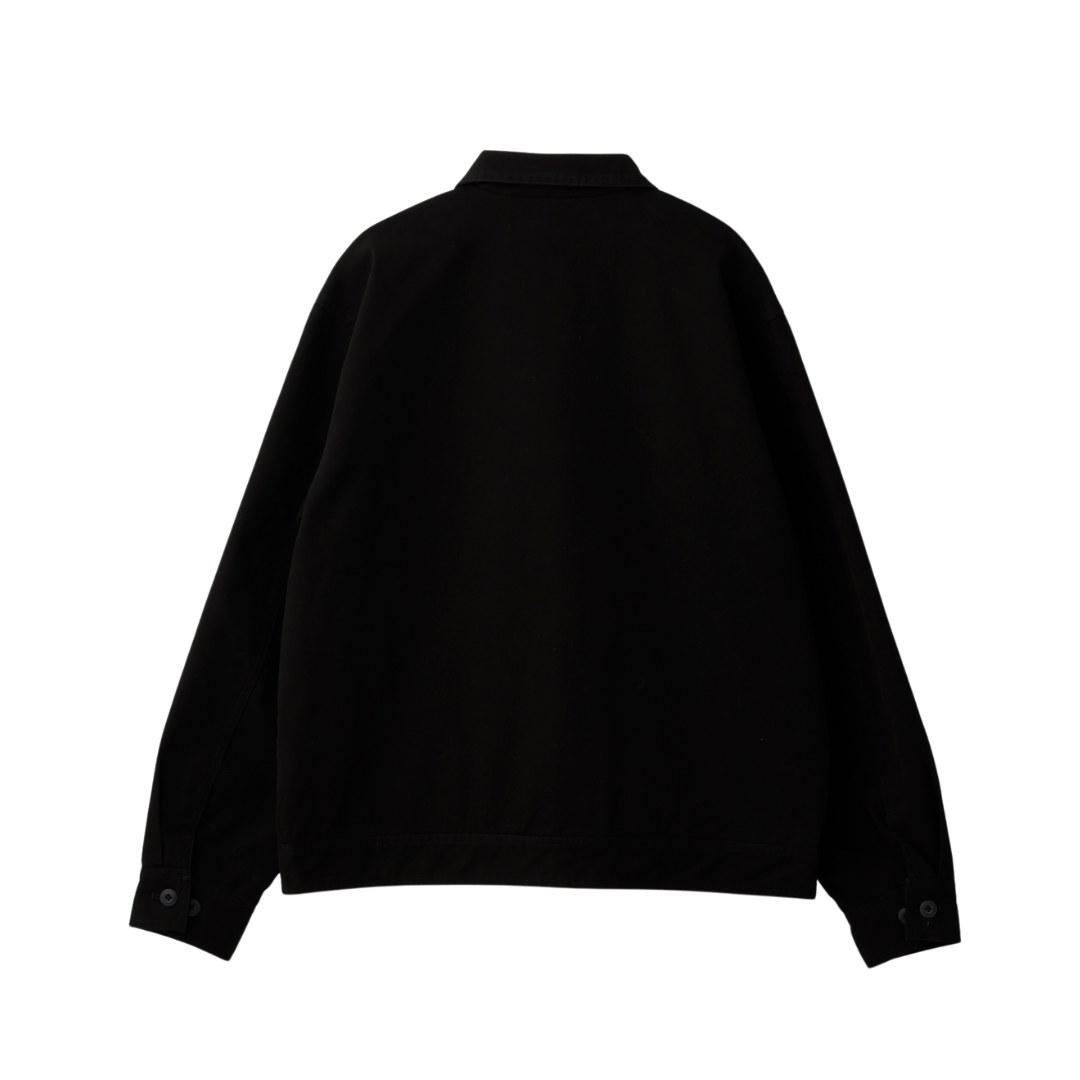 EMBROIDERED WORK JACKET (BLACK)