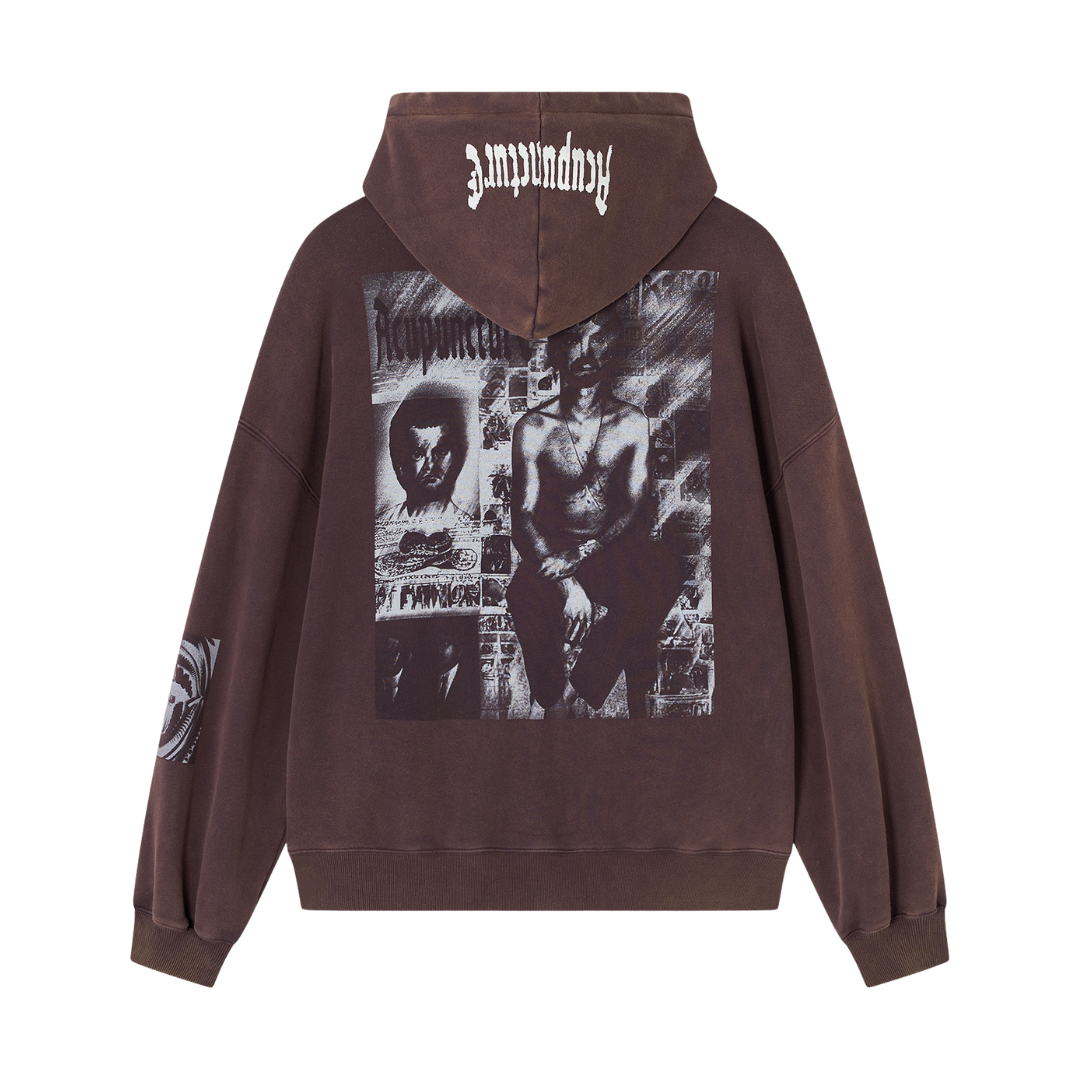 PUNKER ZIP HOODIE POMACE RED