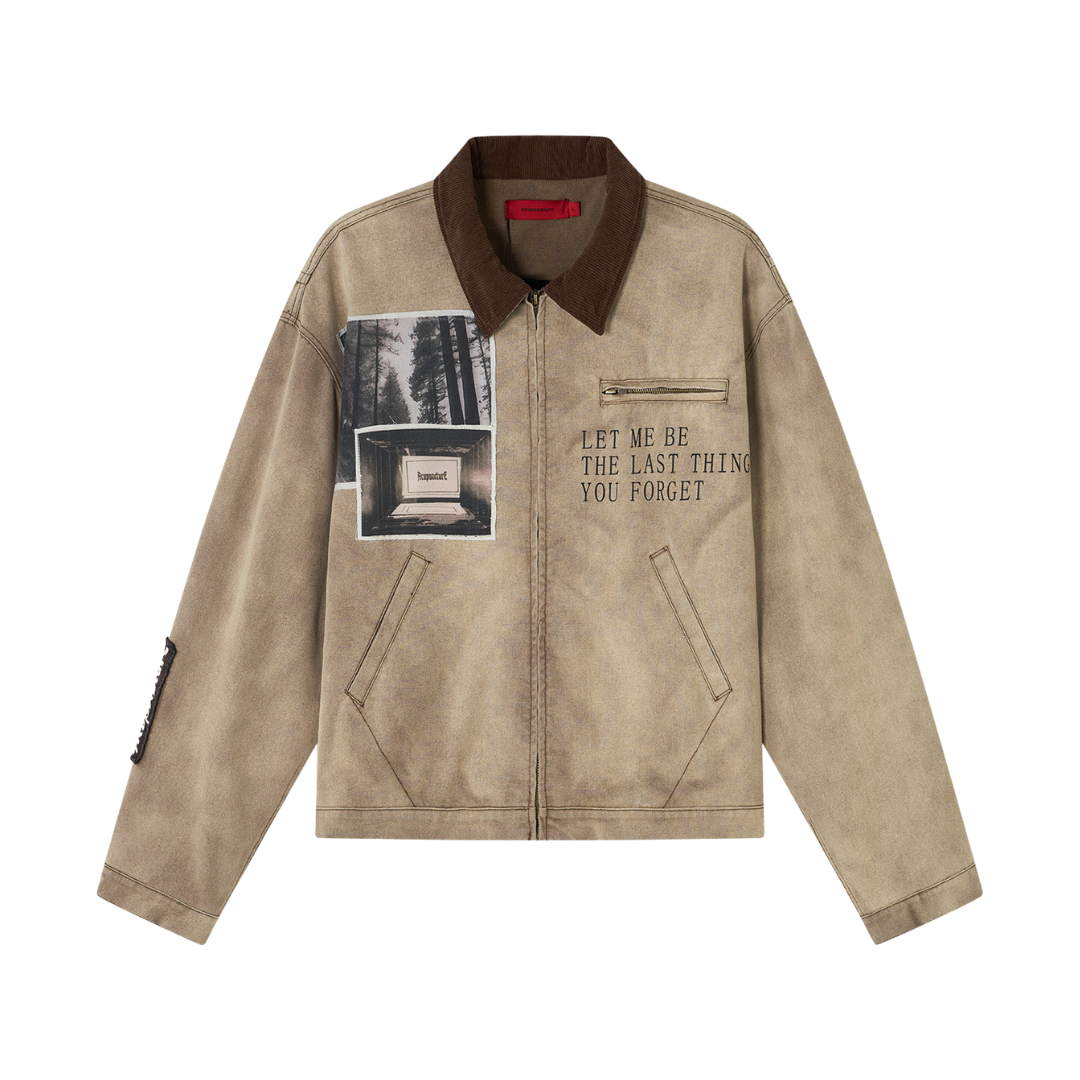 PUNKER JACKET COFFEE QUARTZ