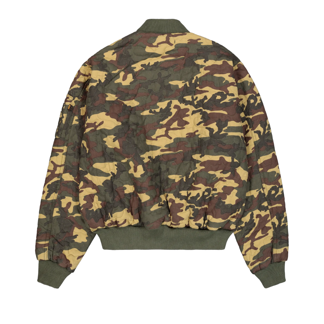 MA-1 Quilted Camouflage Bomber Jacket