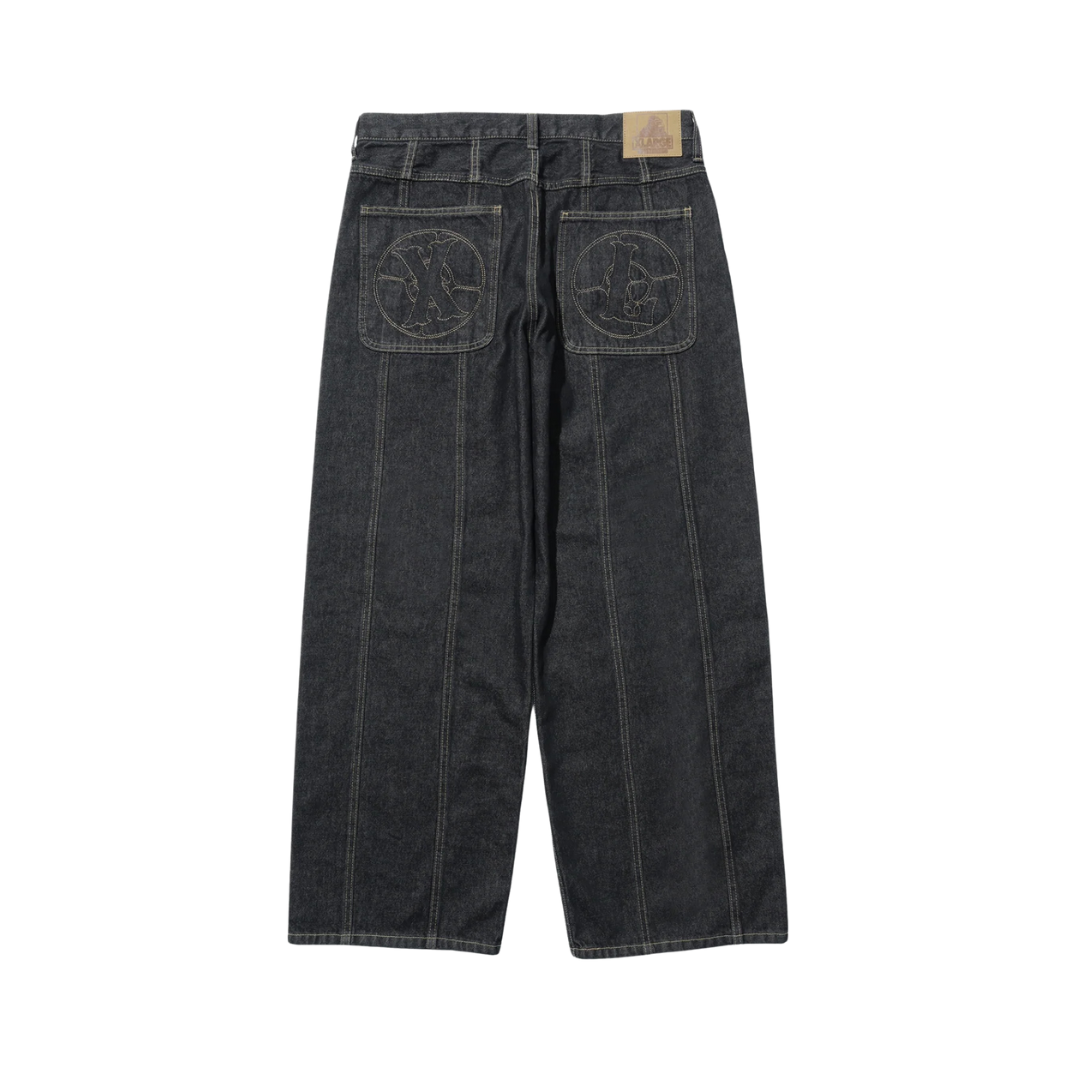 XL EMBROIDERY DENIM PANTS