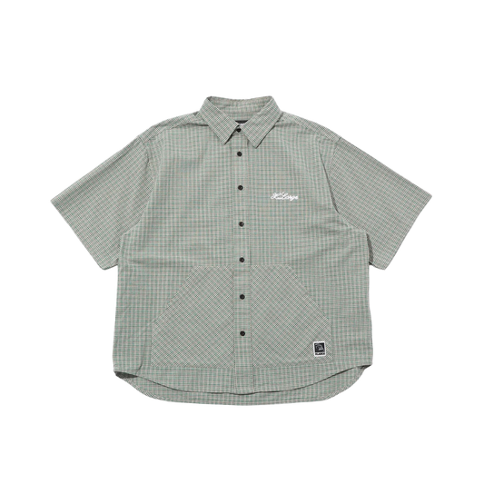 CHECK S/S SHIRT GREEN