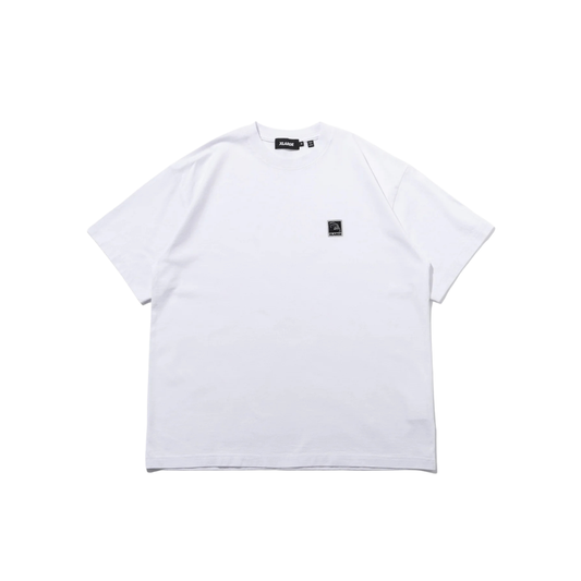 LABEL S/S TEE WHITE