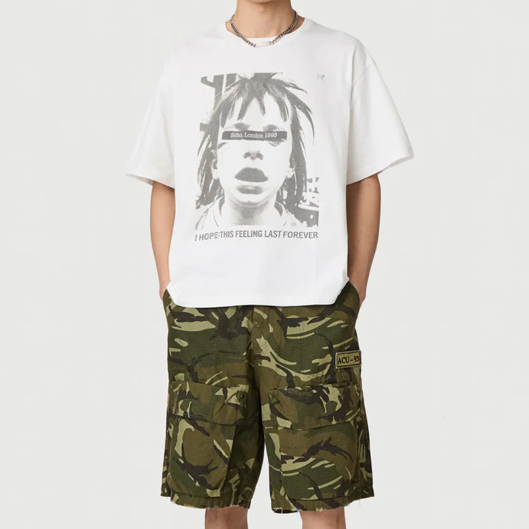 SCREAMIN T-SHIRT EGG WHITE