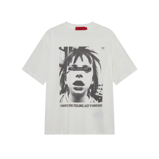 SCREAMIN T-SHIRT EGG WHITE