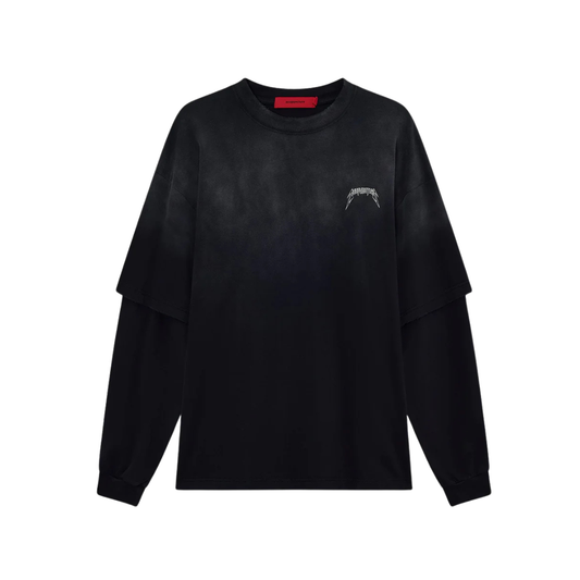 METAL LONGSLEEVE WASHED BLACK