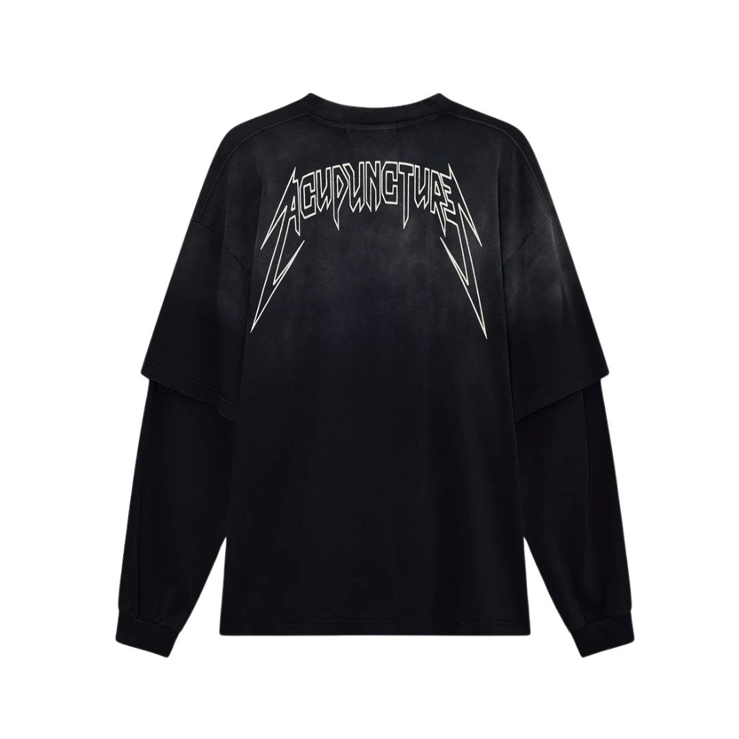 METAL LONGSLEEVE WASHED BLACK