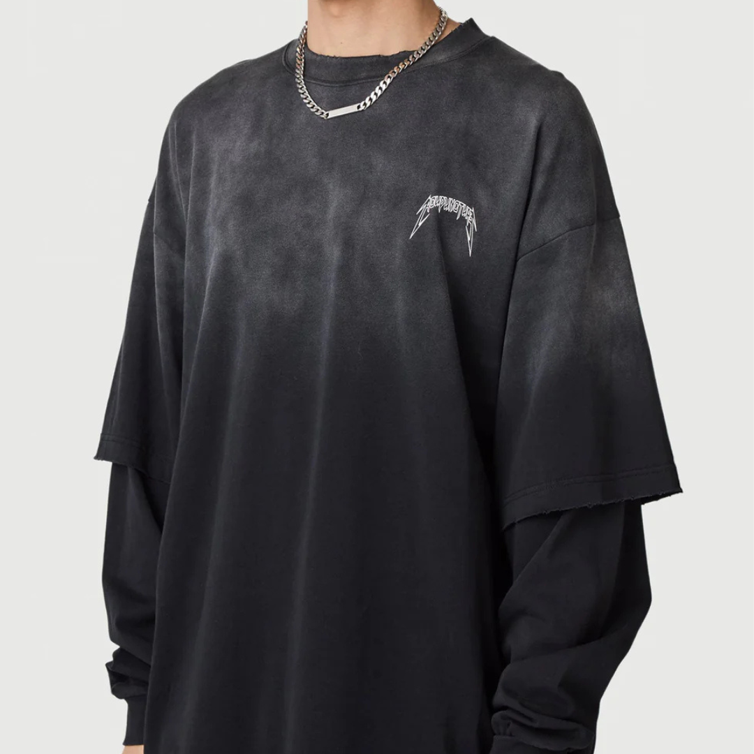 METAL LONGSLEEVE WASHED BLACK