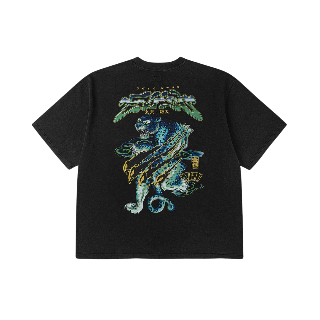 Neon Leopard Printed T-shirt