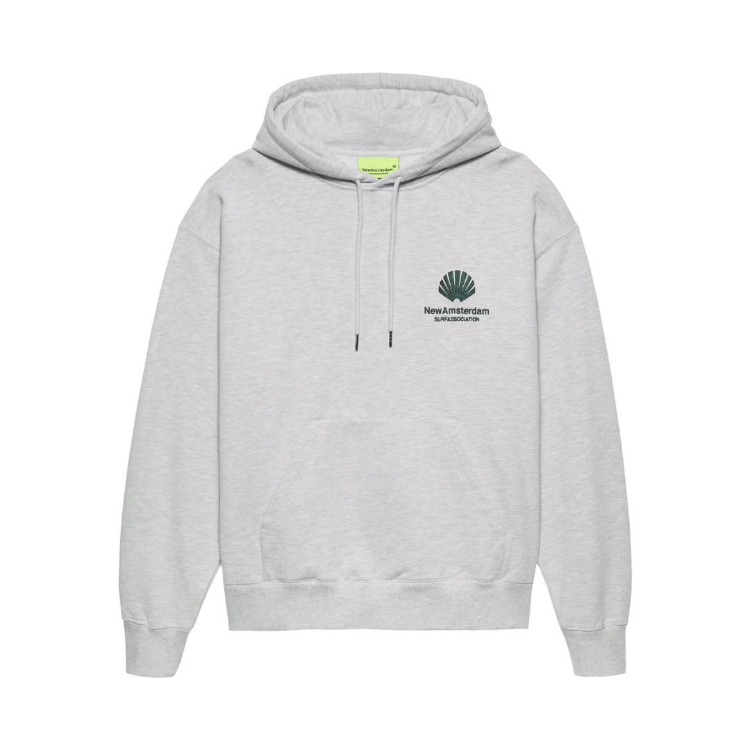 LOGO HOODIE GREY MELANGE