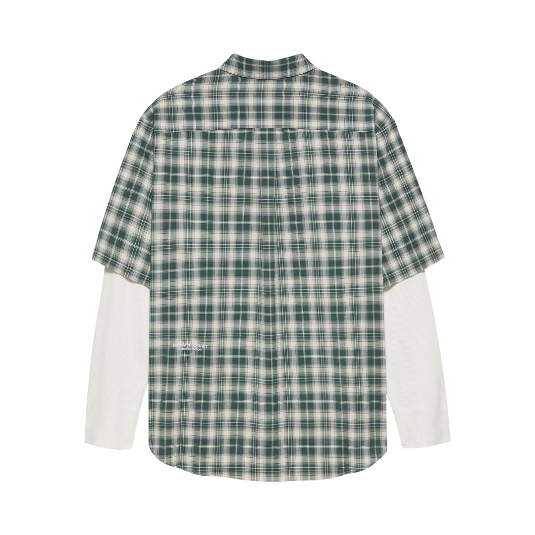 DOUBLE LAYER SHIRT GREEN