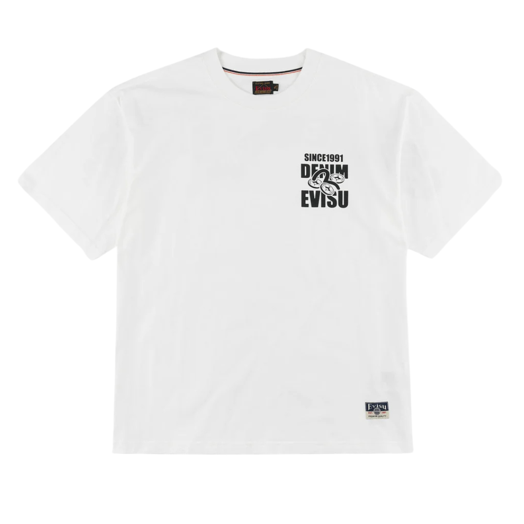 Multi-Badge Fortune Daicock Print T-Shirt