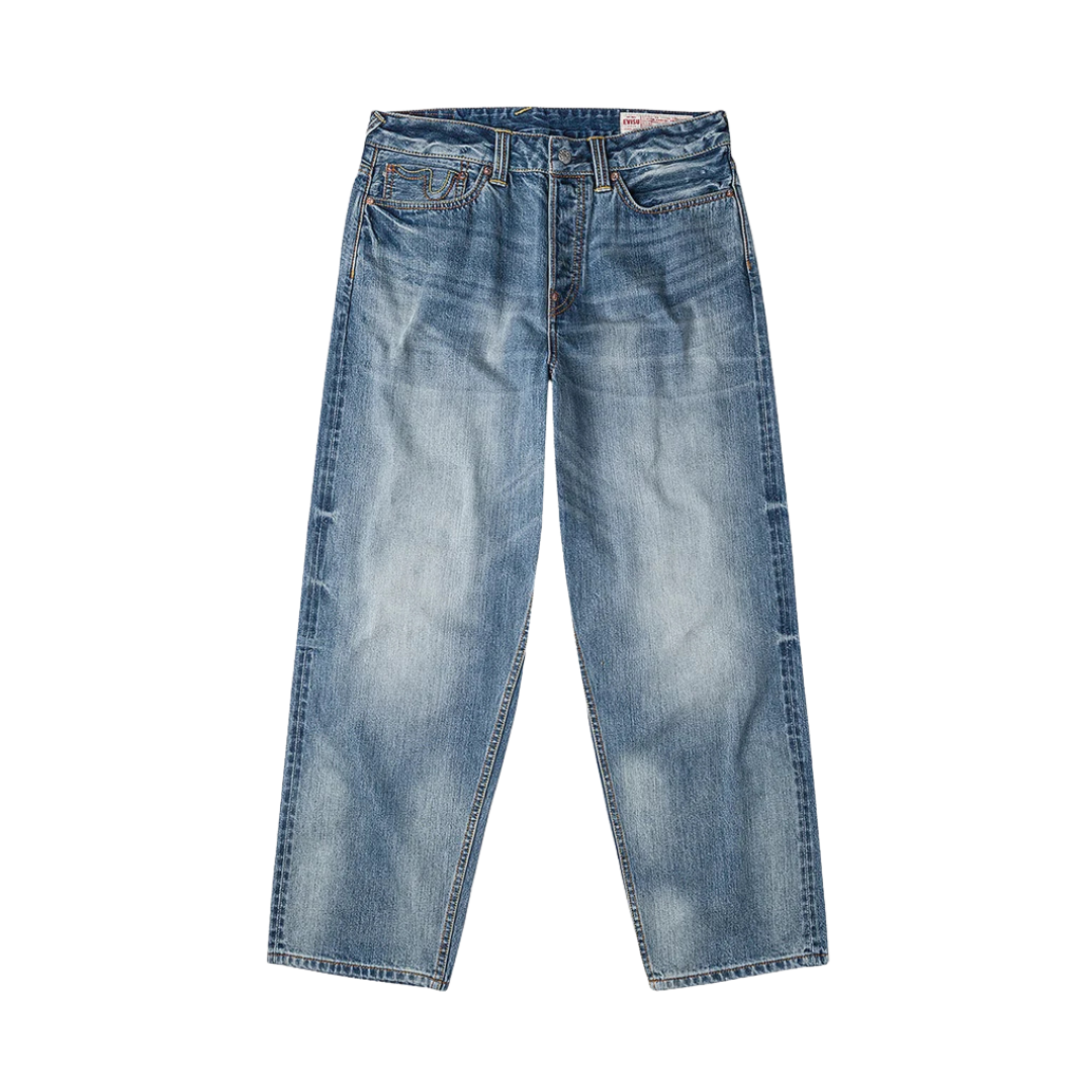 Ecru Daicock Print Loose Fit Jeans #2038