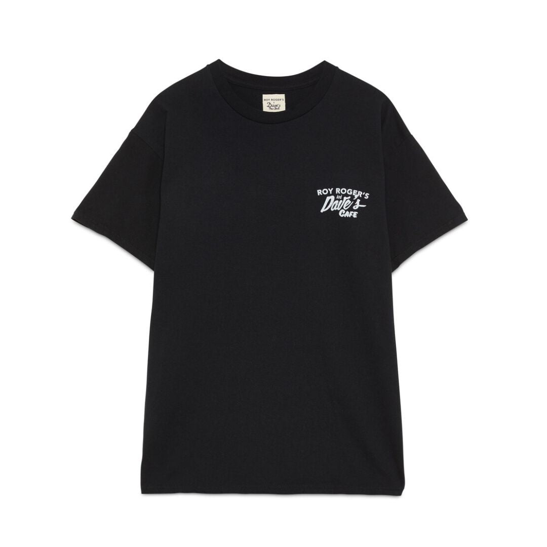 Roy Roger's x Dave's NY "T-Shirt with cafe print"