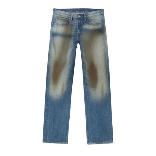 ANTI UNISEX LOW WAIST REGULAR STRAIGHT JEANS "GRIME BLUE"