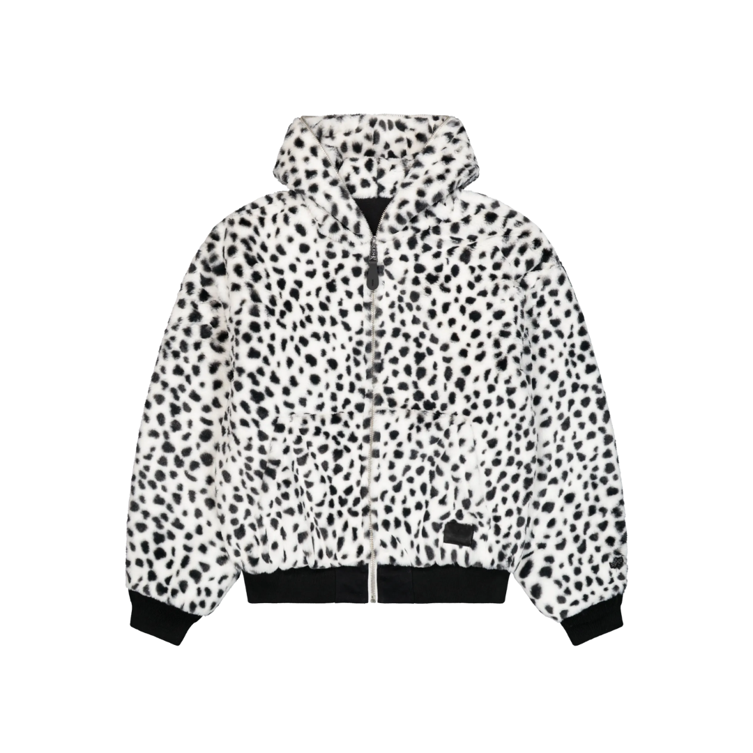 ALPHA x ICE CREAM Faux Fur Full-Zip Hoodie