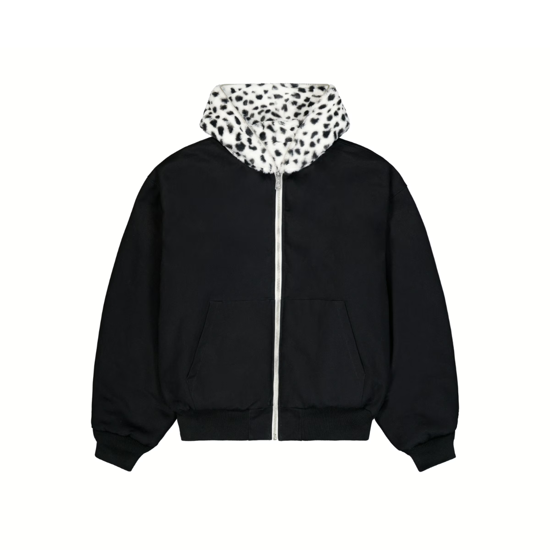 ALPHA x ICE CREAM Faux Fur Full-Zip Hoodie